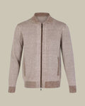 Taupe Little Bear Zip Cardigan