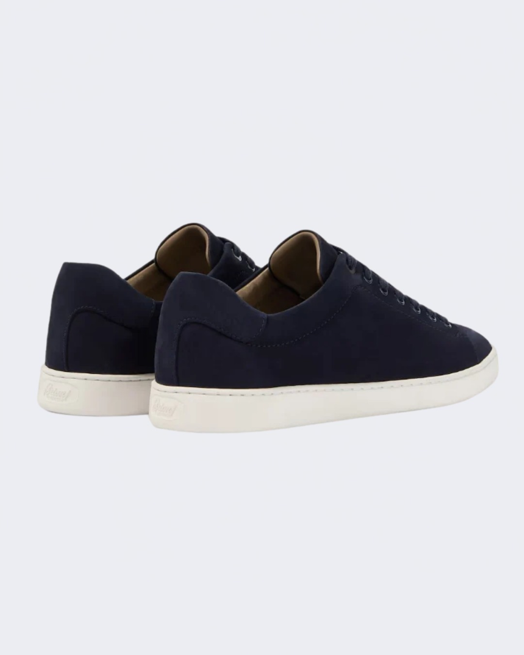 Navy Calf Skin Leather Cupsole Sneaker