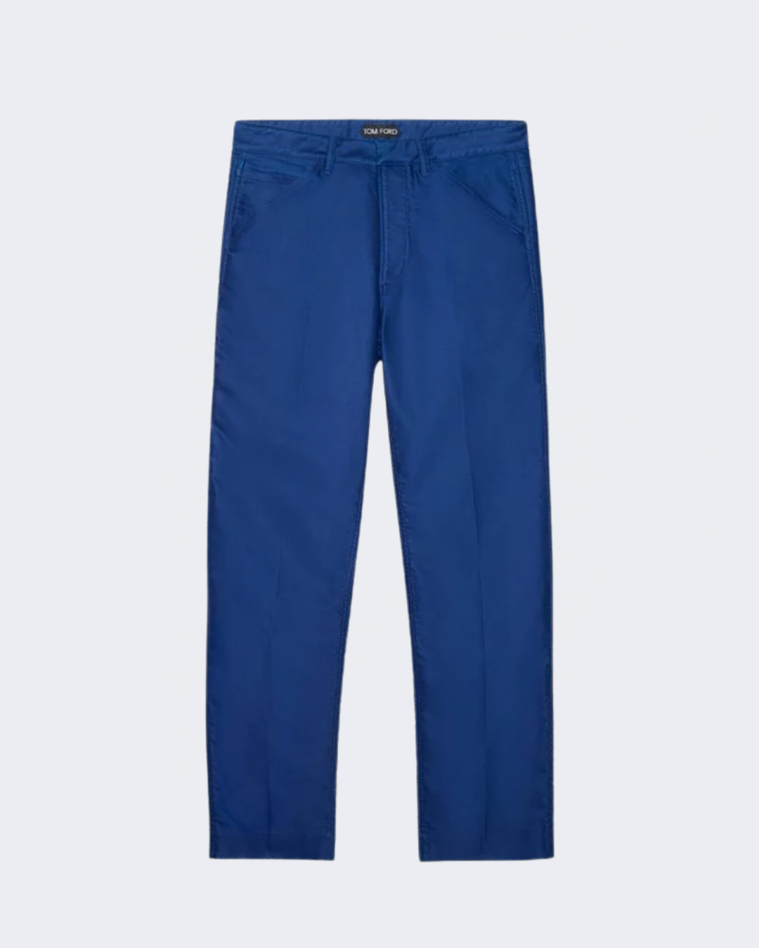 Navy Japanese Cotton Satin Carpenter Pants