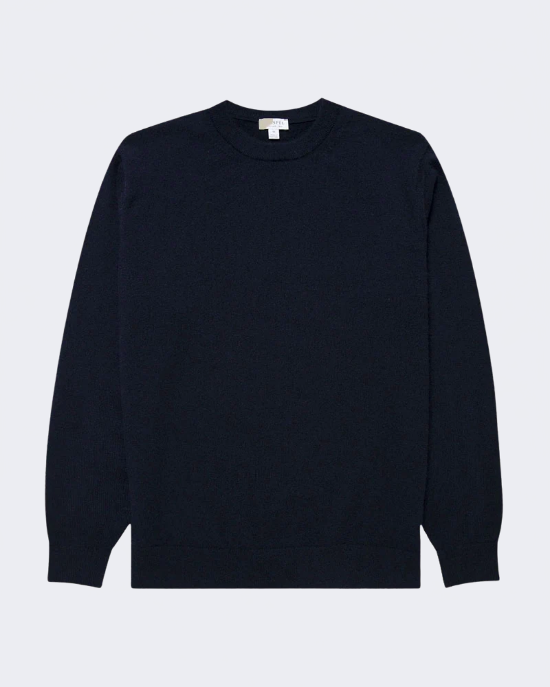 Navy Pure Cashmere Crewneck