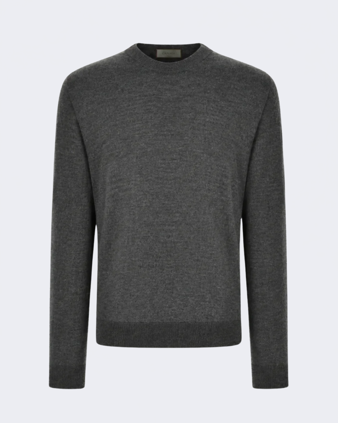 Nuvola Extra Fine Merino Grey Crew Neck
