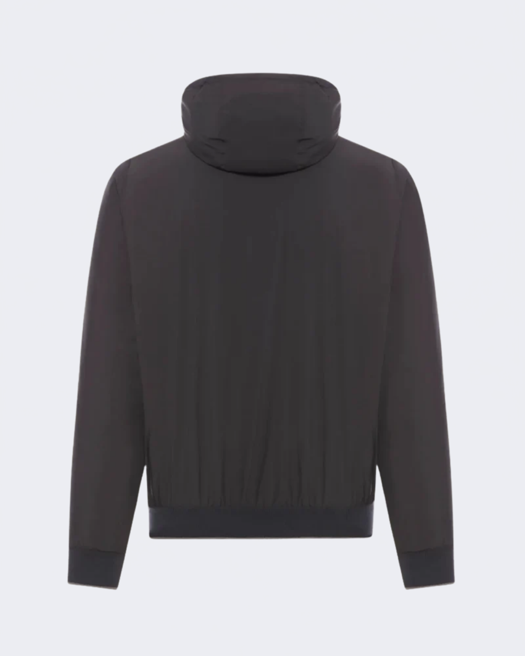 ONIRO Black Hooded Bomber Jacket