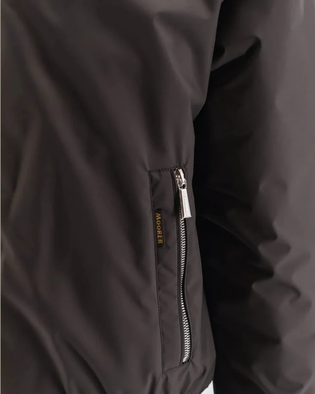 ONIRO Brown Hooded Bomber Jacket