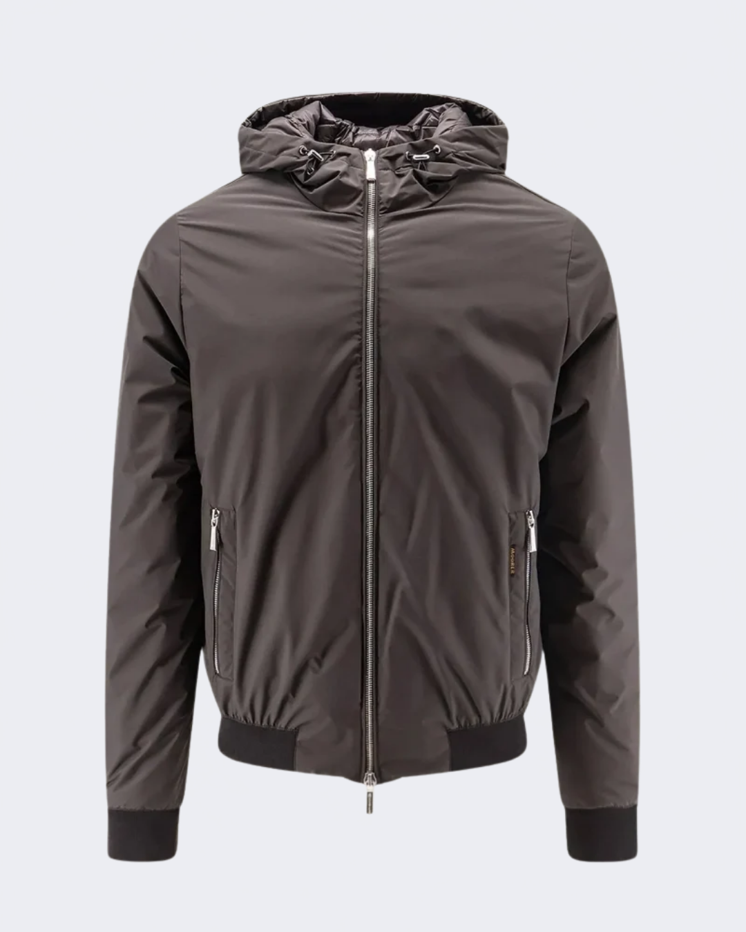 ONIRO Brown Hooded Bomber Jacket