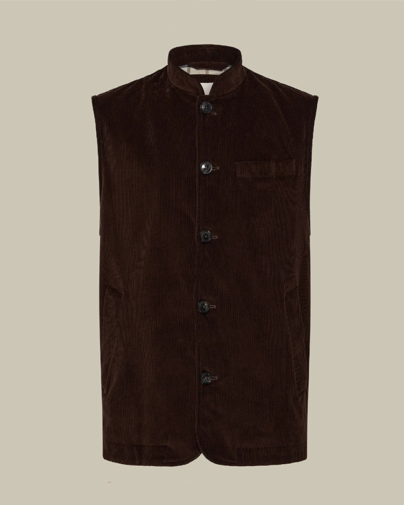 Orsett Gilet Walnut