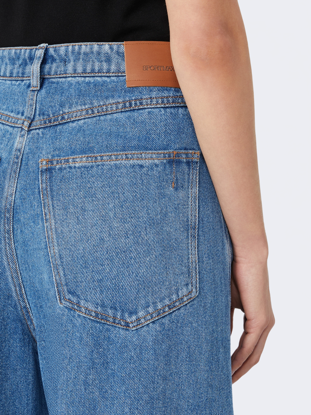 Oversized Tencel Jeans Midnight Blue