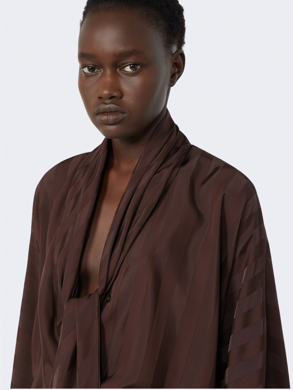 Oversized Kimono Shirt Chocolate
