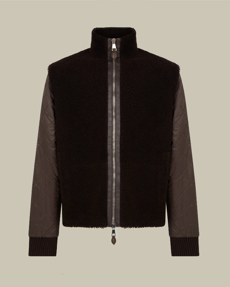 Brown Shearling Jacket