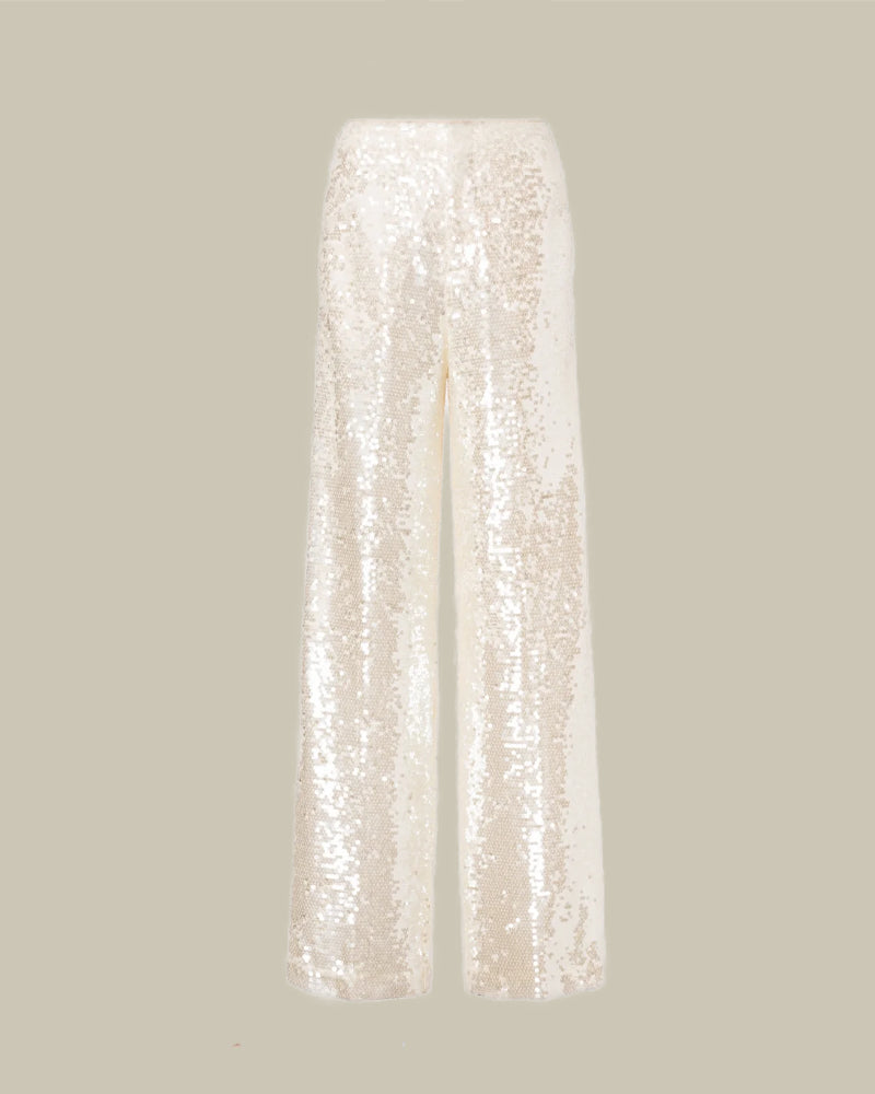 Wide Leg Sequin Trouser