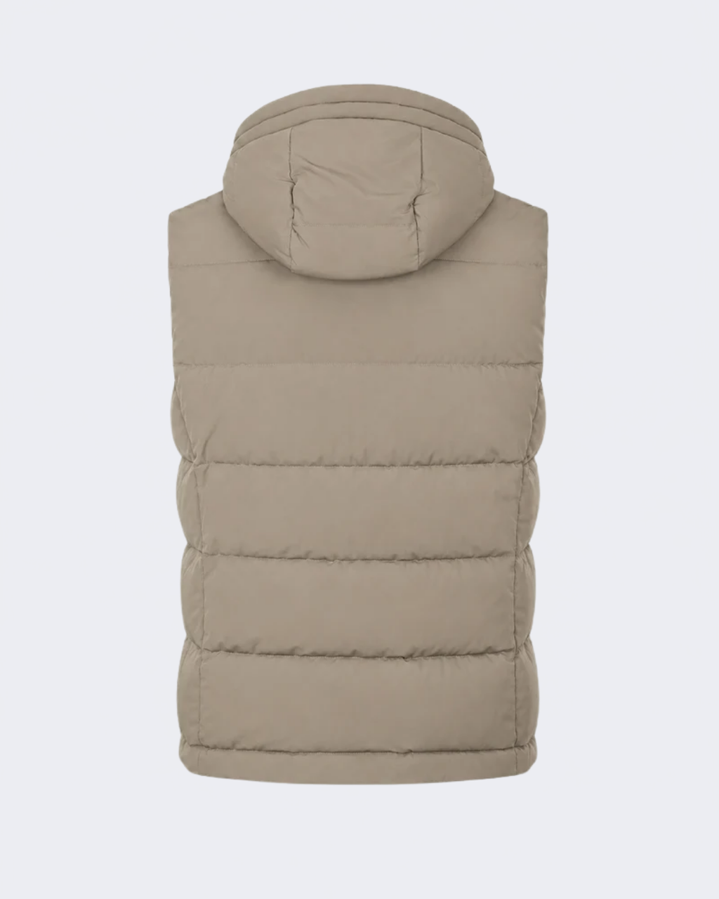 RICK Beige Padded Hood Gilet