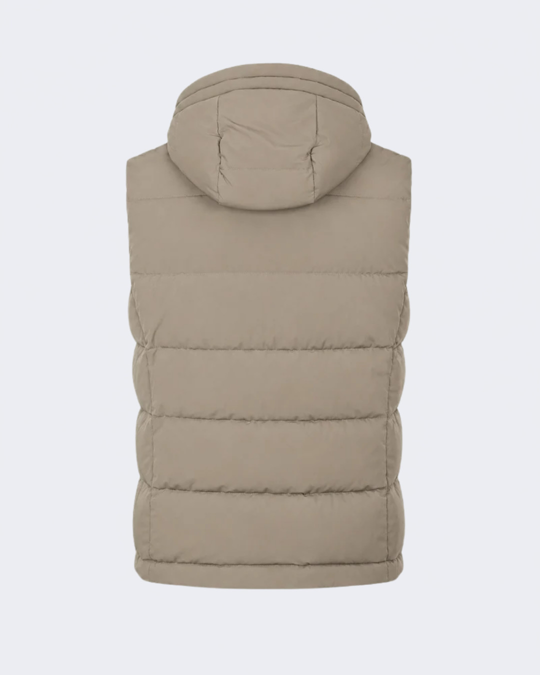 RICK Beige Padded Hood Gilet