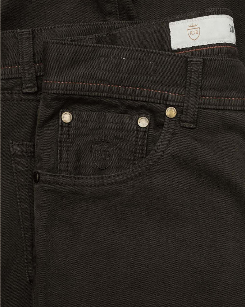 TOKYO Mocca Cashmere Blend 5 Pocket Trouser
