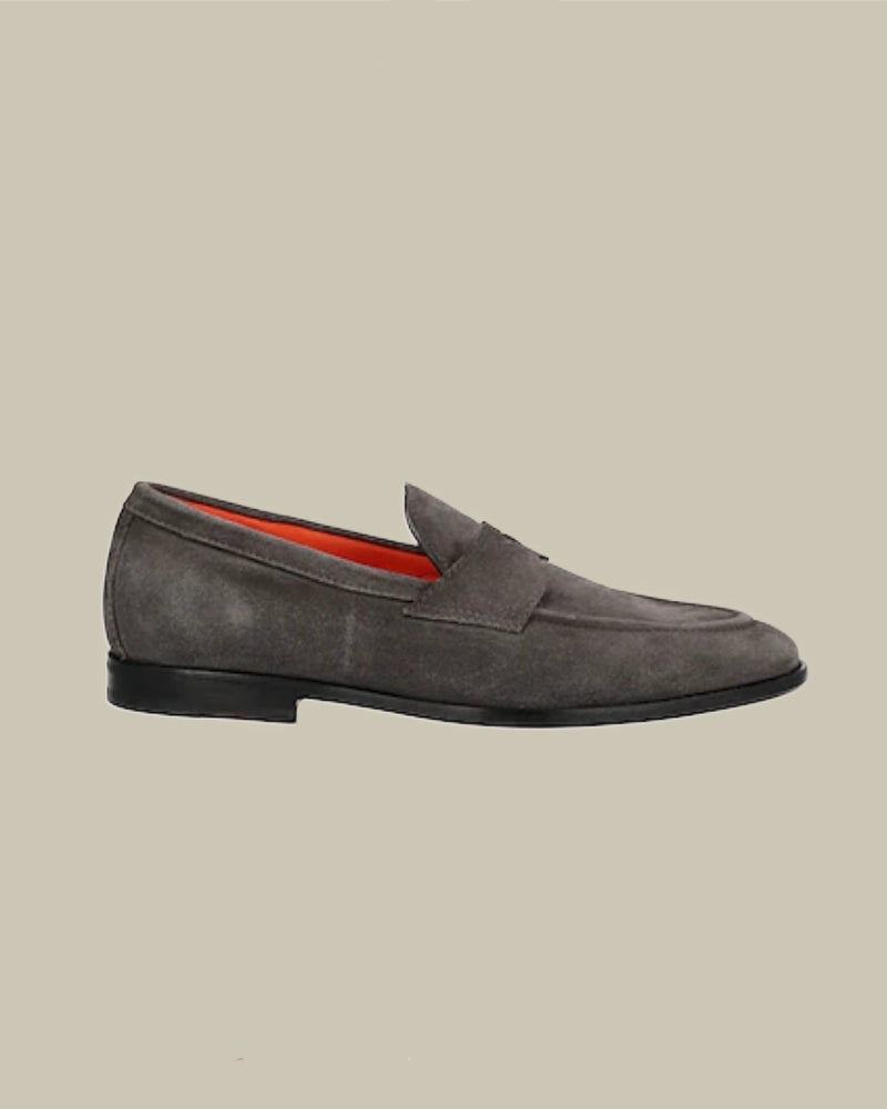Grey Suede Extra Light Penny Loafer