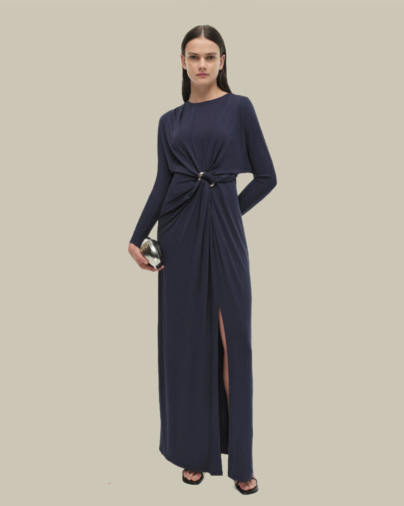 Maisie Long Sleeve Dress Midnight