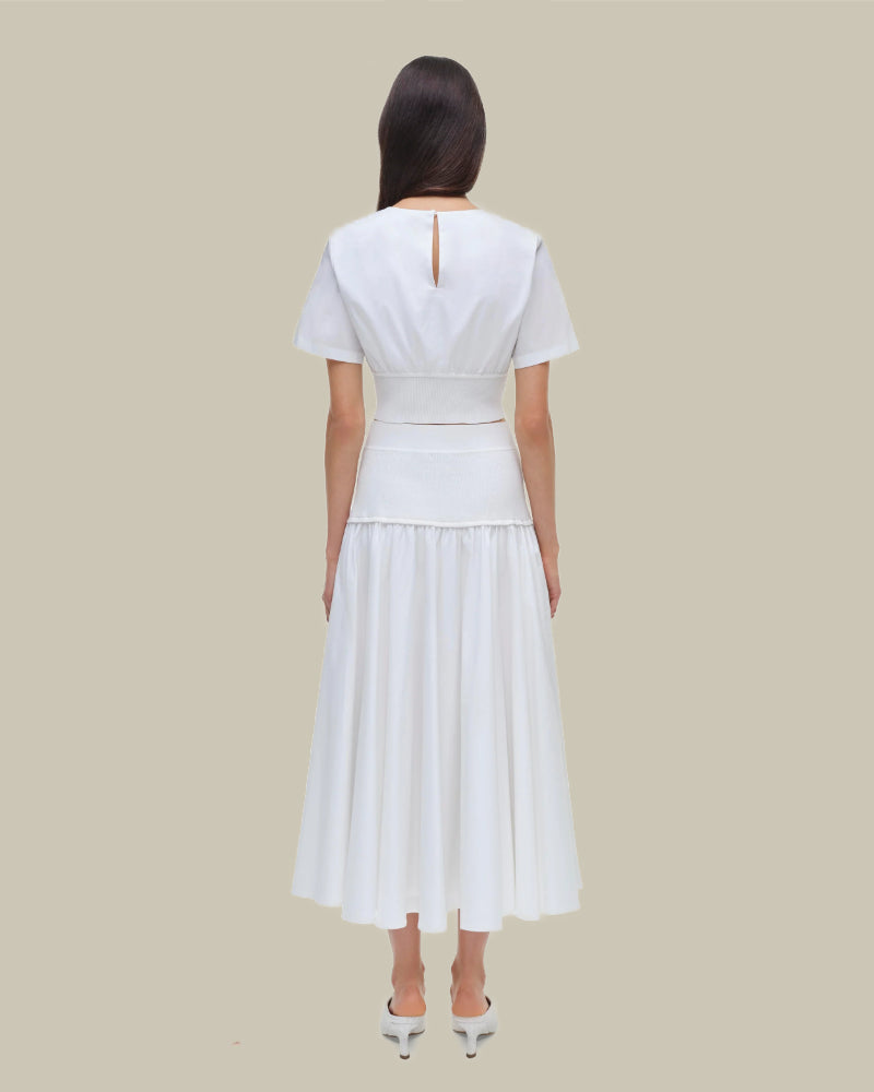 Stella Maxi Skirt White