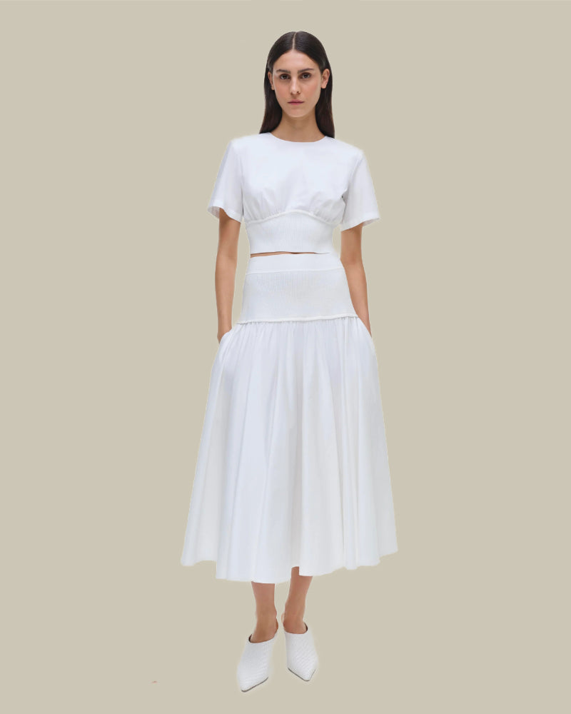 Stella Maxi Skirt White