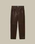 Waldon Curved Leg Trouser Cocoa