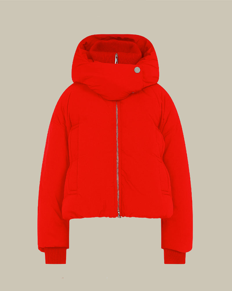 Glizia Red Quilted Jacket