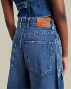Midnight Blue Denim Cargo Trouser