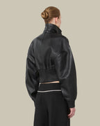 Black Short Leather Jacket
