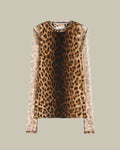 Leopard Print Long Sleeve Top