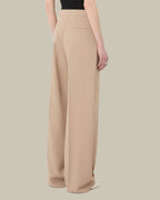Abituro Beige Wool Trouser