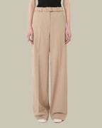 Abituro Beige Wool Trouser