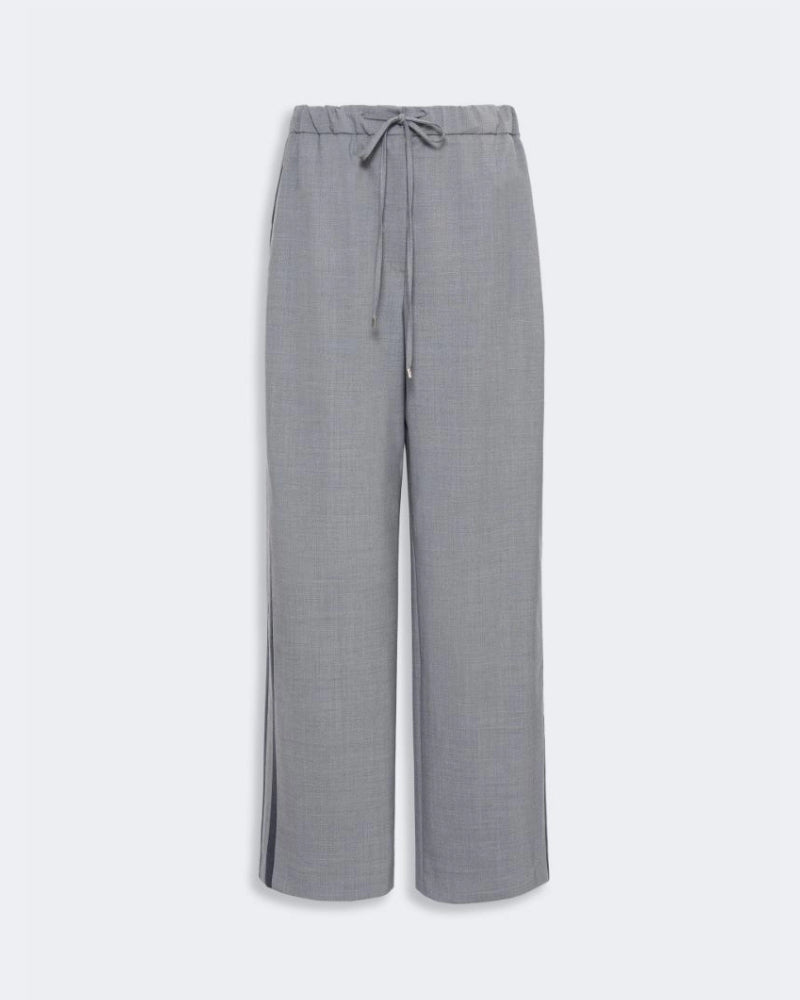 Low-Rise Stretch Wool Joggers Grey