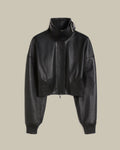 Black Short Leather Jacket