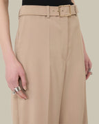 Abituro Beige Wool Trouser