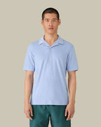Sky Blue Towelling Polo