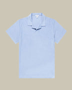 Sky Blue Towelling Polo