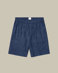 Linen Drawstring Short Light Navy