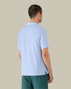 Sky Blue Towelling Polo