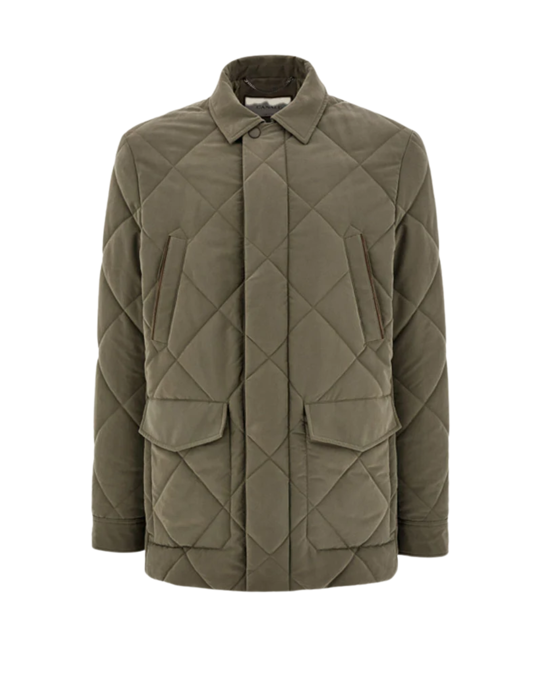 Sage Green Technical Fabric Utility Jacket