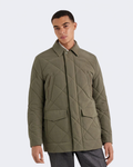 Sage Green Technical Fabric Utility Jacket