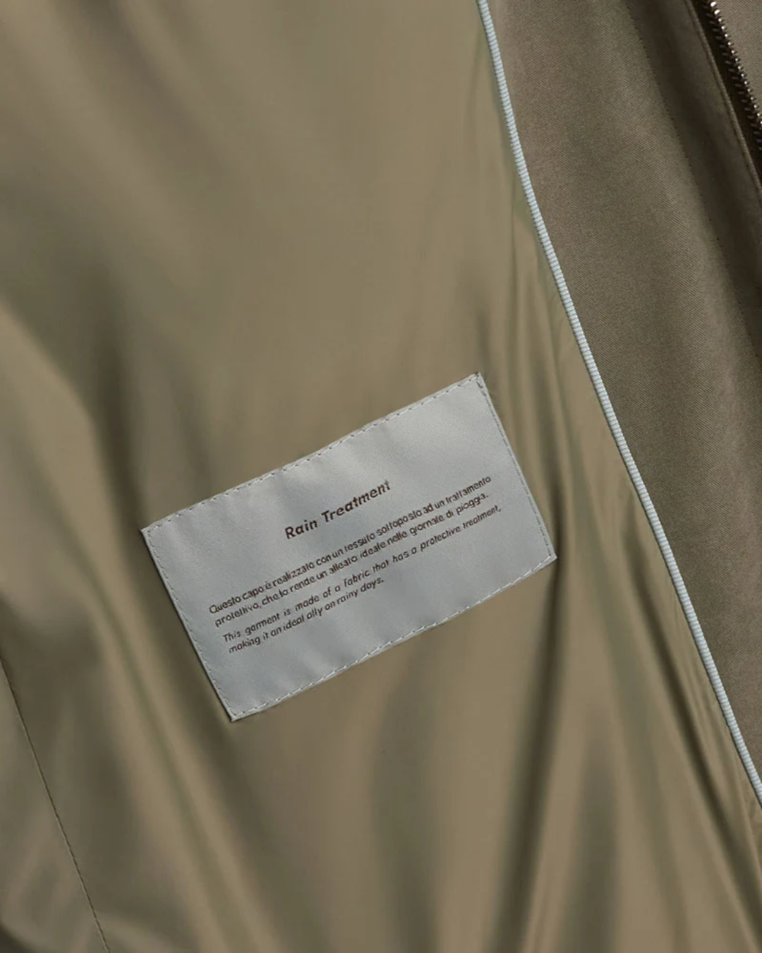 Sage Green Technical Fabric Utility Jacket