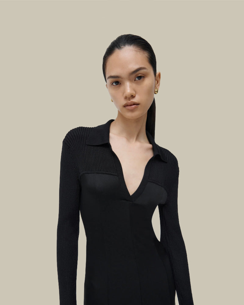 Jonny Black Shirt Dress