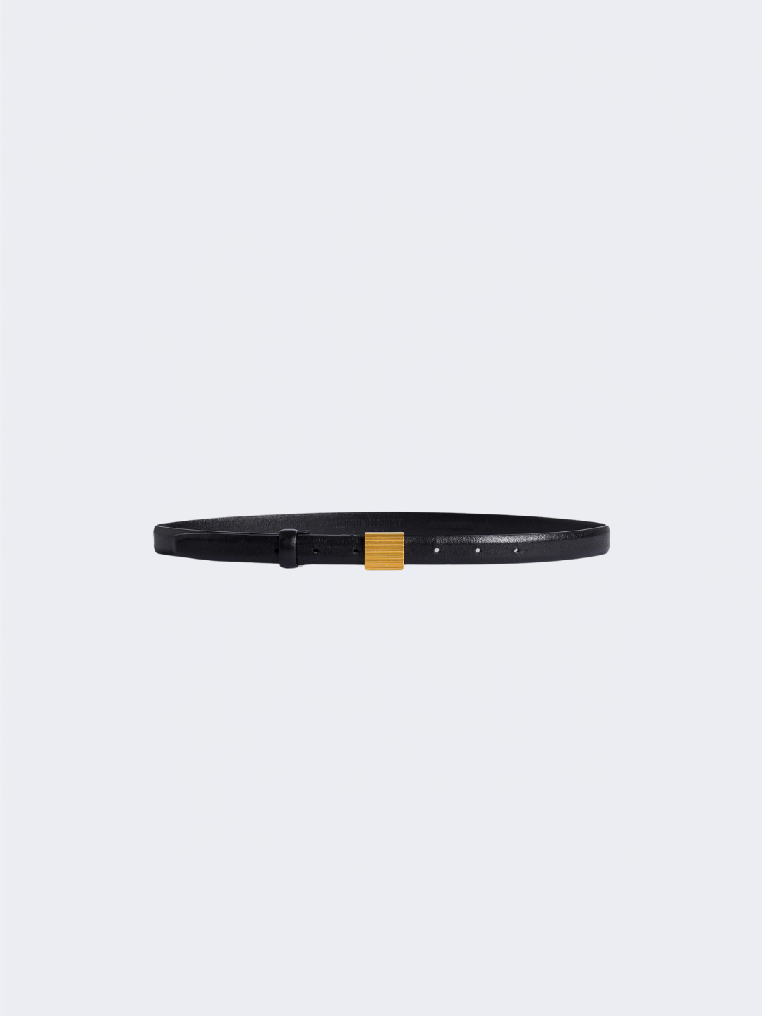 Black Nappa Plonge' Belt