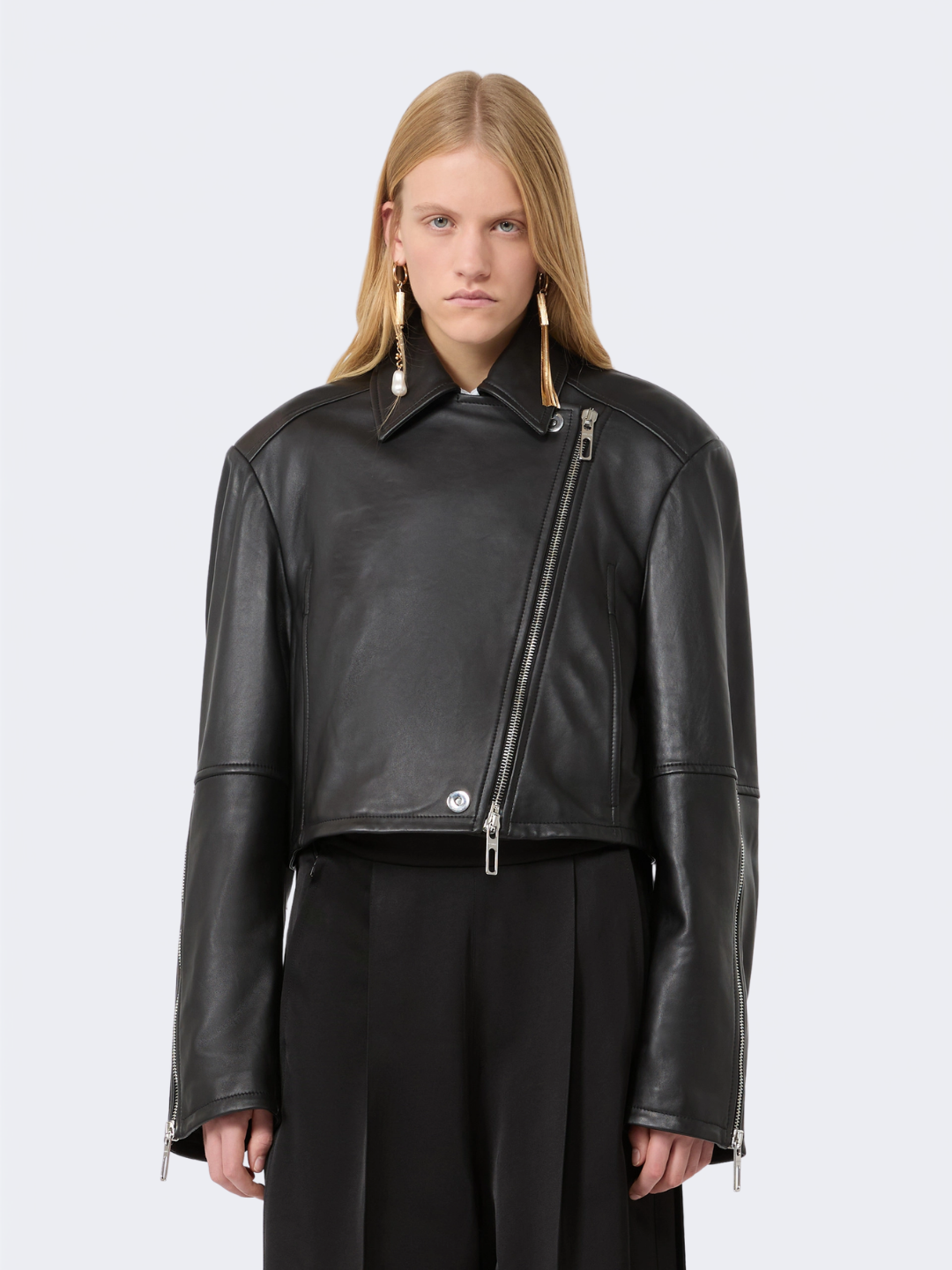 Nappa Leather Biker Jacket