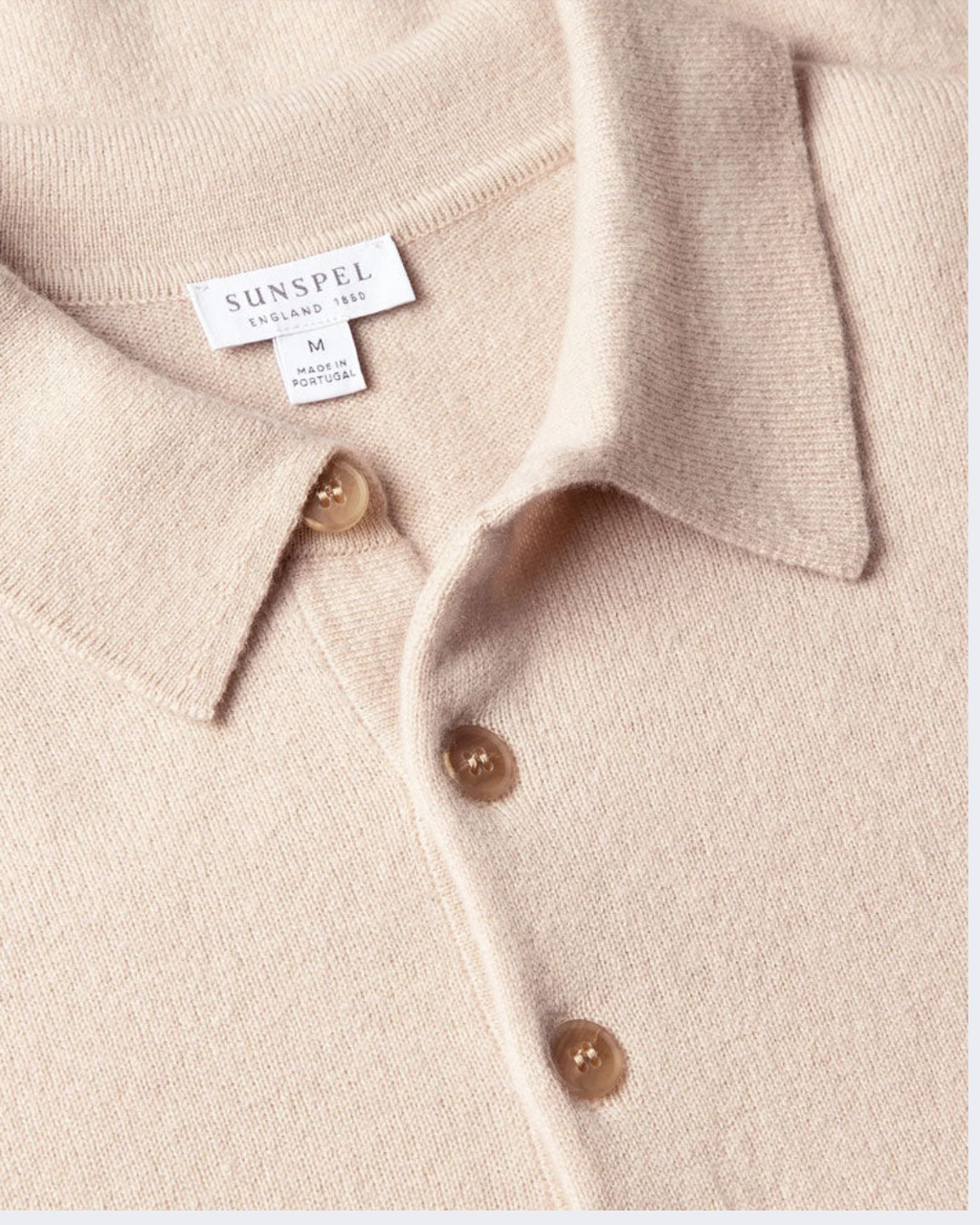 Swansdown Pure Cashmere Knit Polo