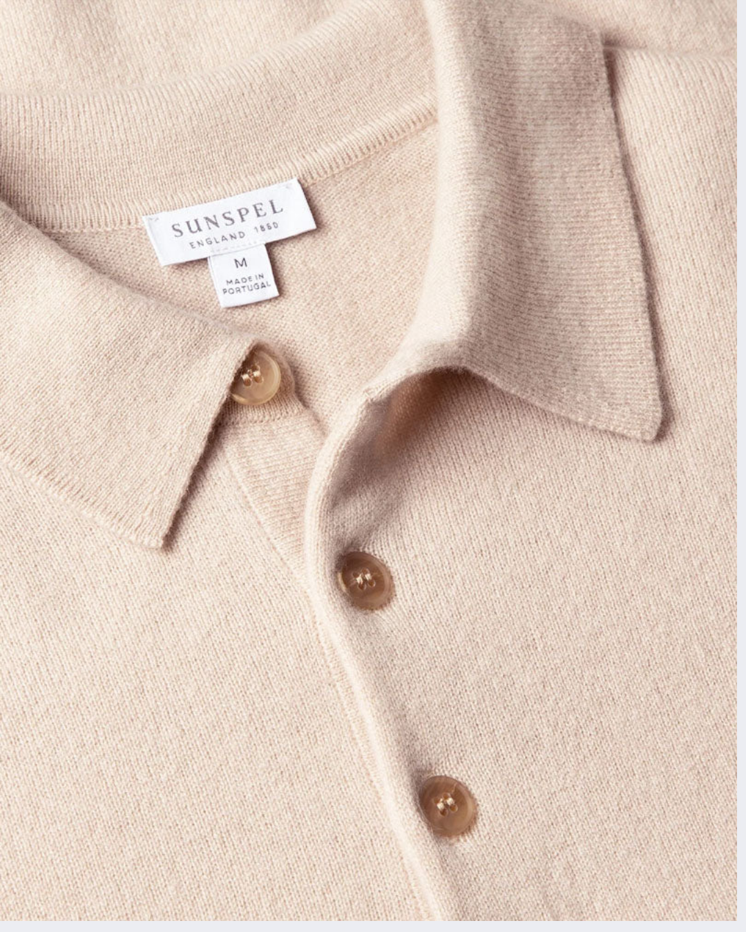 Swansdown Pure Cashmere Knit Polo