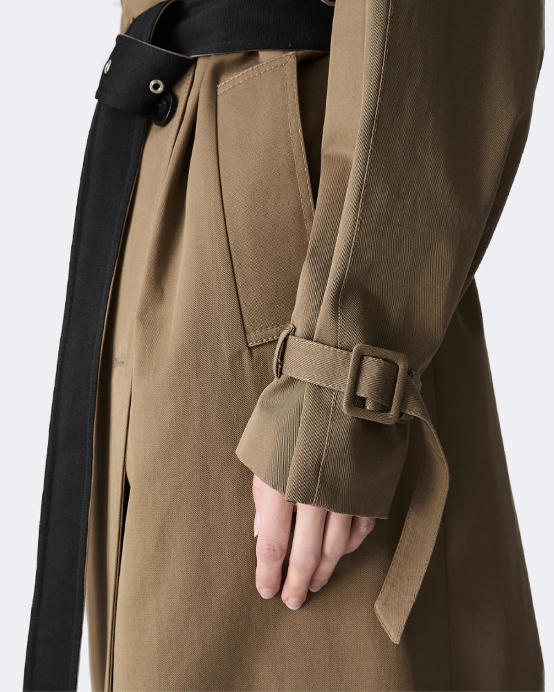 Lexington Taupe Trench Coat