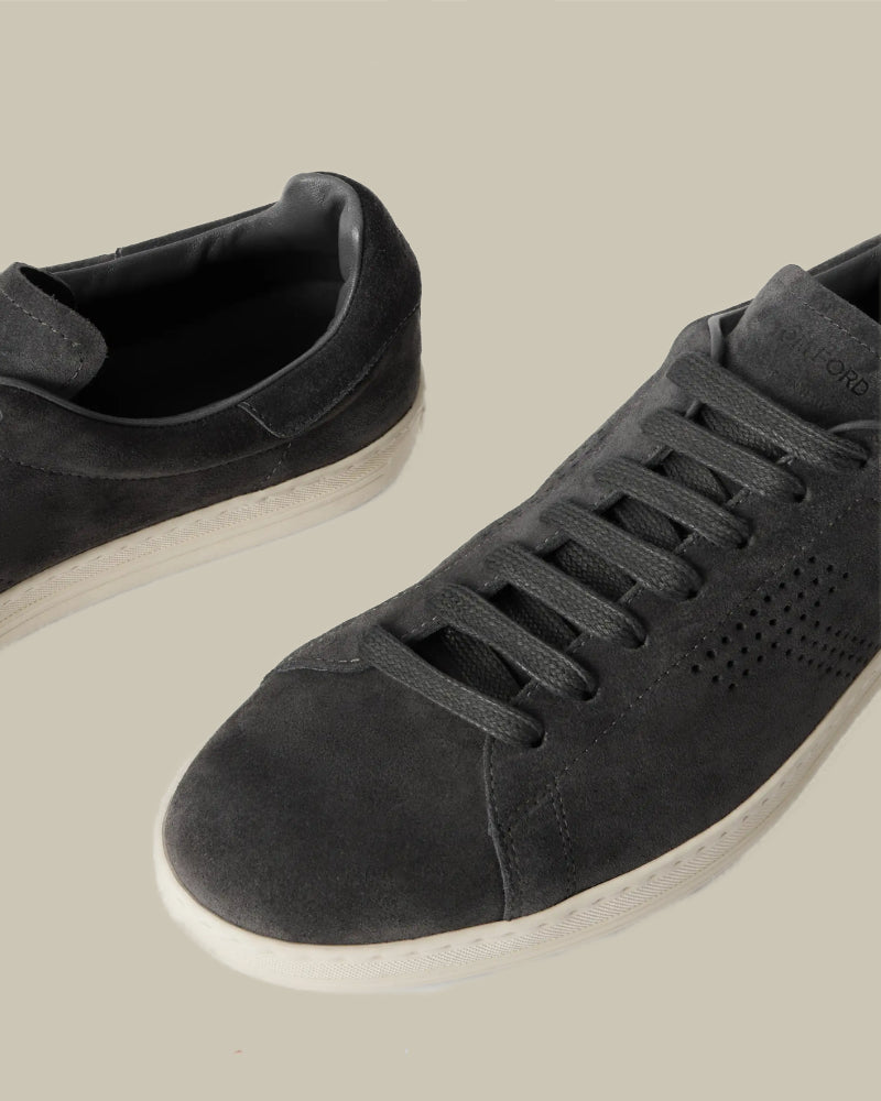 Charcoal Grey Suede Warwick Sneaker