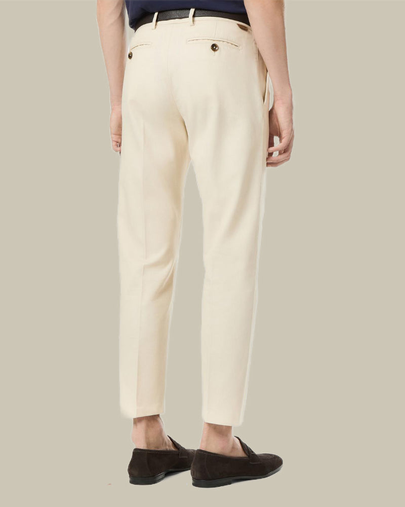 Ivory Japanese Cotton Drill Chino