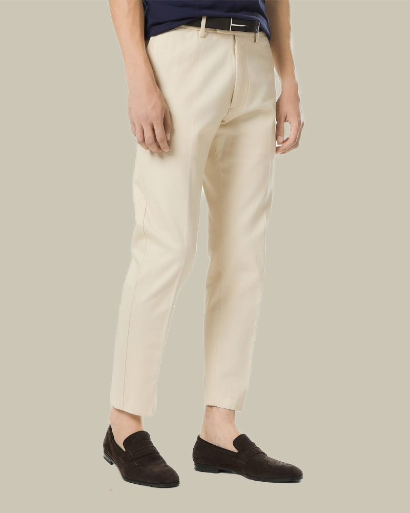 Ivory Japanese Cotton Drill Chino