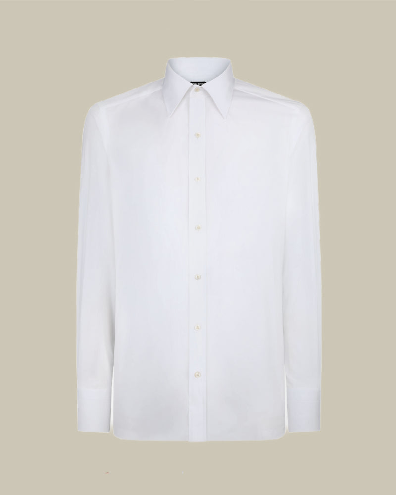 Poplin Slim Fit Shirt White