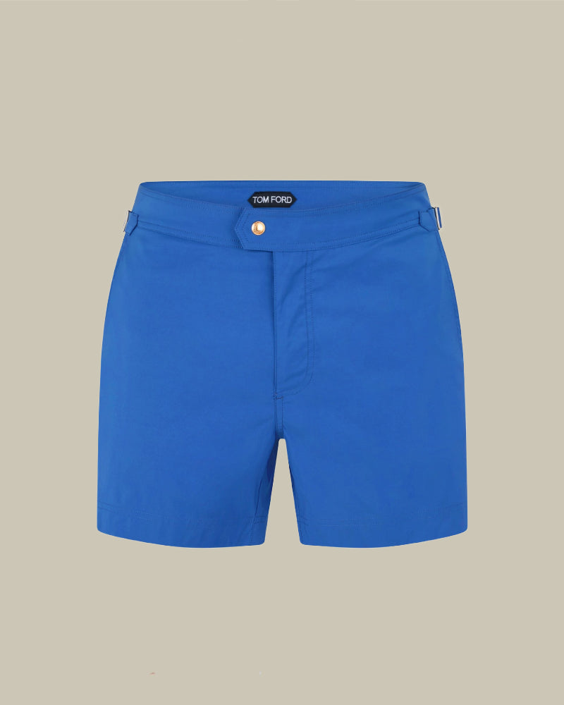 Royal Blue Side Fasten Swim Shorts