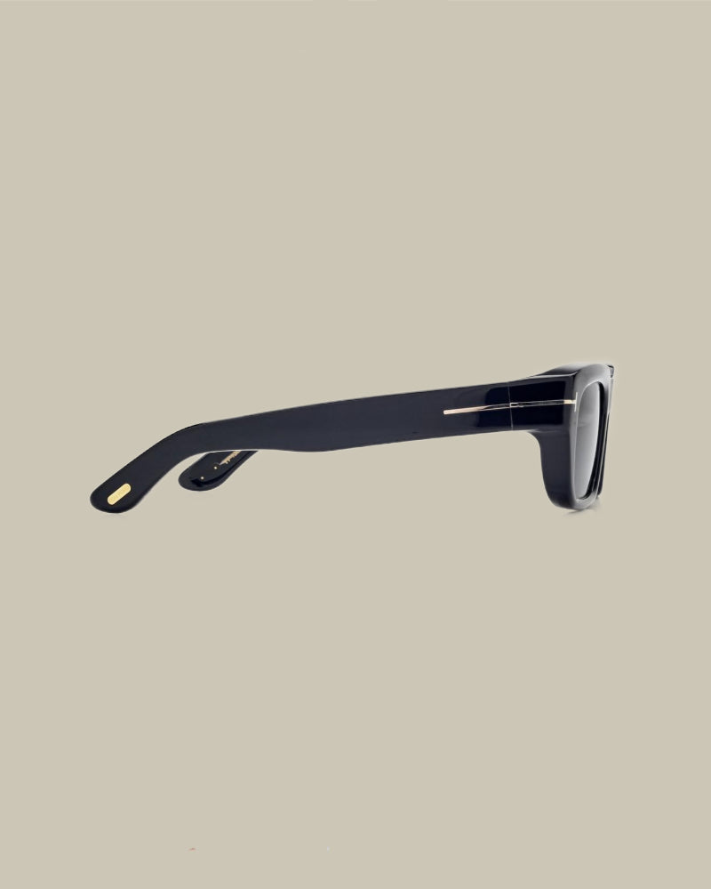 Icon Black Rectangular Sunglasses