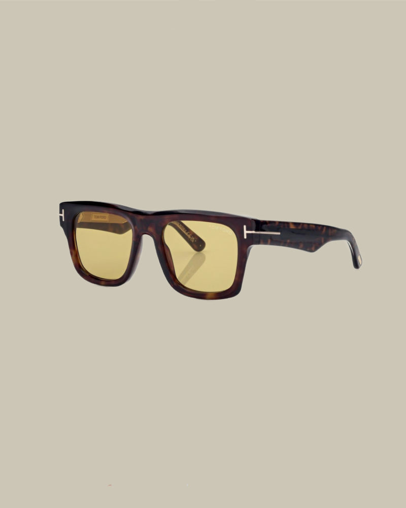 Icon Dark Havana Square Sunglasses